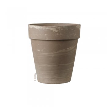 DUO TALL POT GRAFITE / WHITE STRIPED 0D-J98