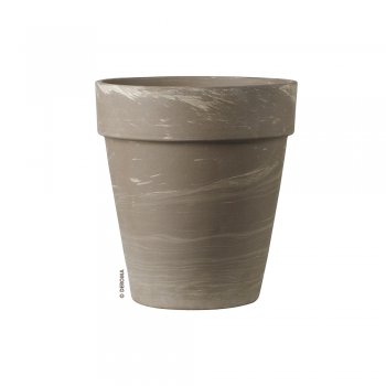 DUO TALL POT GRAFITE / WHITE STRIPED 0D-J98